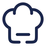 Chef Hat Minimalistic SVG Icon